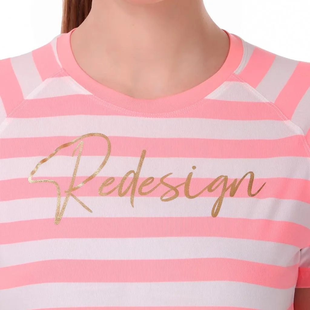 ReDesign Cotton Stripes T-shirt | Women | KIBI Sports