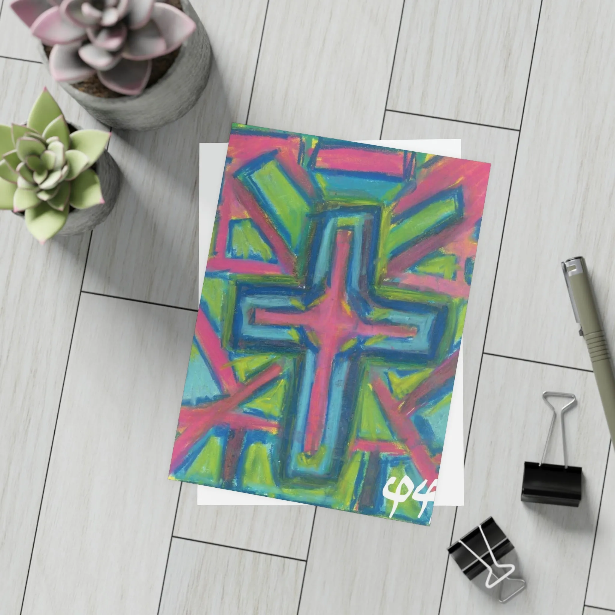 RESURRECTION CROSS OF LIFE CARDS (Greeting Card Bundles (10, 30, 50 pcs))