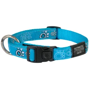 ROGZ TURQUOISE PAW COLLAR - S