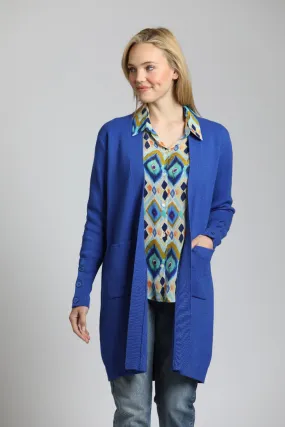 *SALE* AP NY OPEN FRONT CARDIGAN - BLUE - SW77E