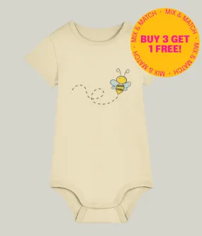 See'-soo Baby "Bee" 100% Organic Cotton Bodysuit