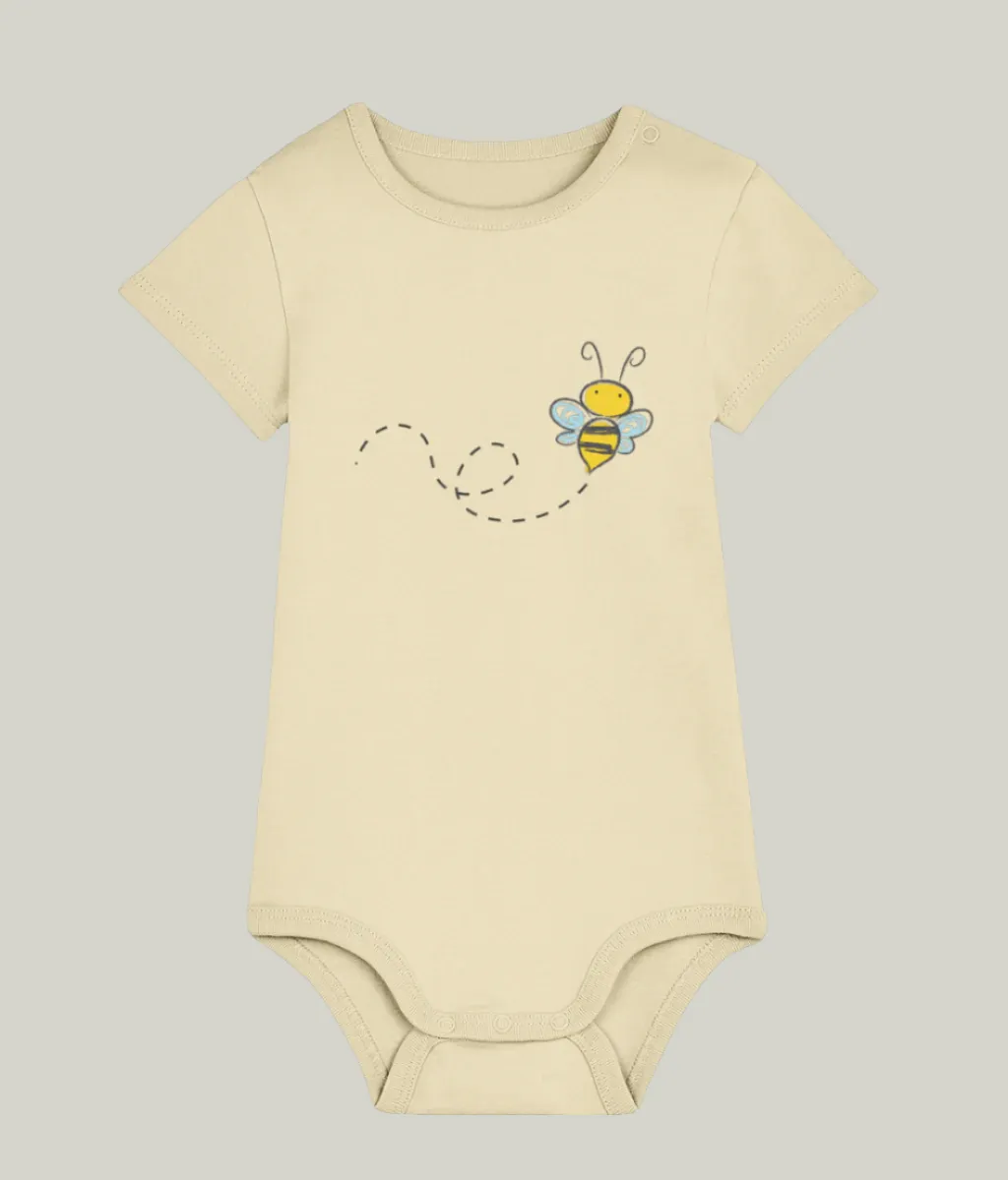 See'-soo Baby "Bee" 100% Organic Cotton Bodysuit