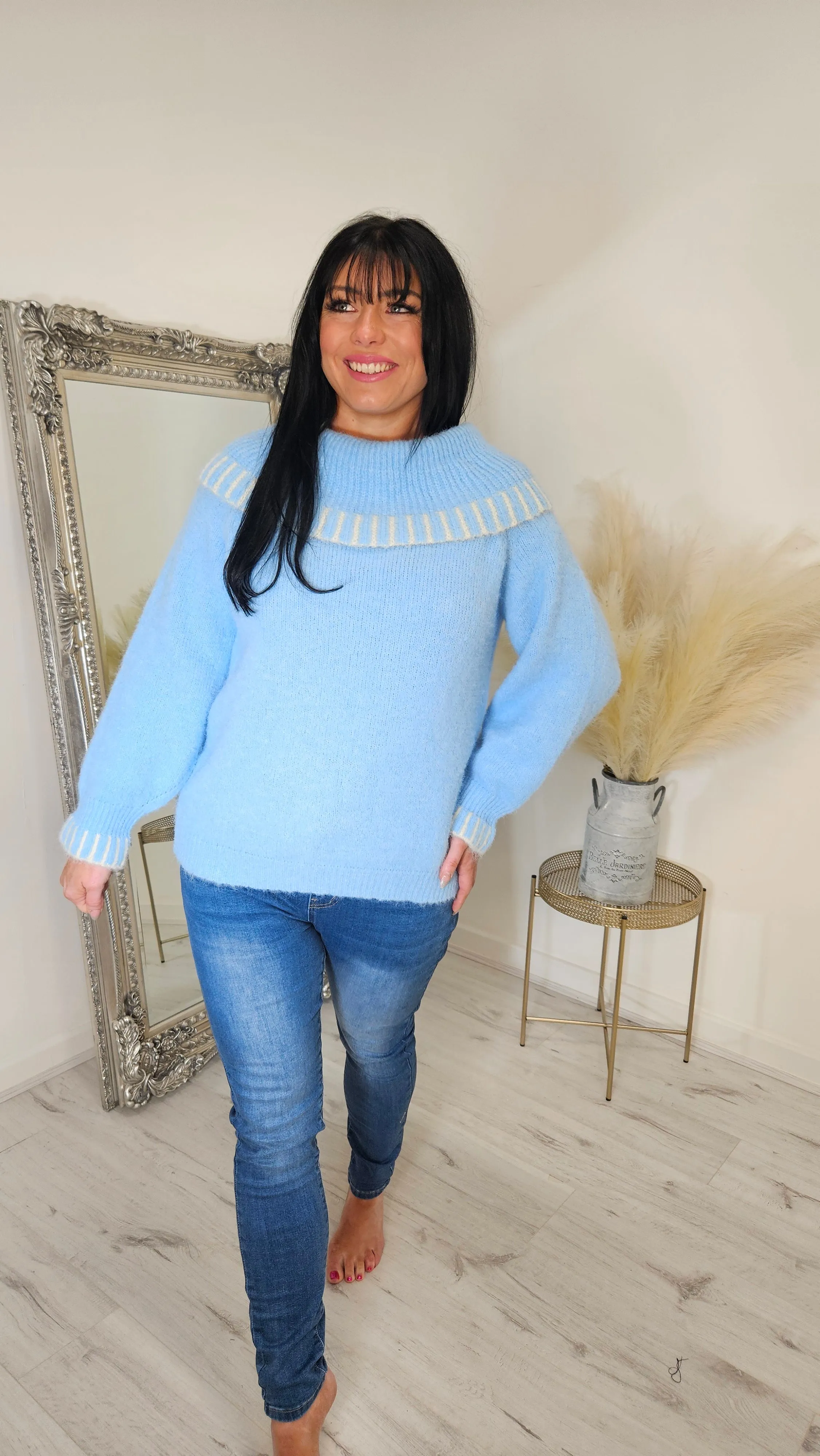 Selina Off The Shoulder Jumper - (choose your Colour)