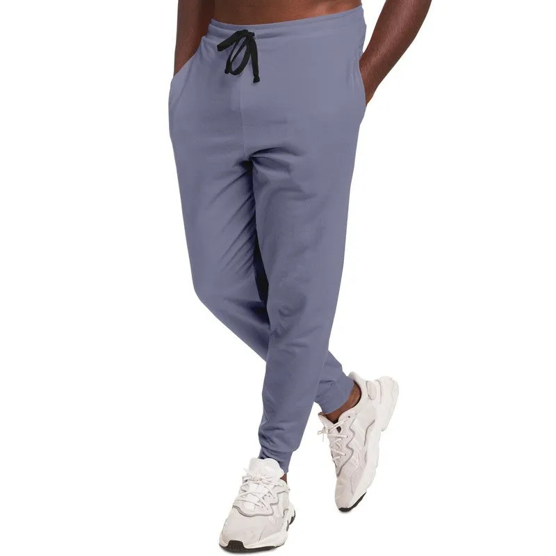 Shaded Pale Pastel Blue Gray Joggers | Unisex | with PLUS sizes | C30M30Y0K30