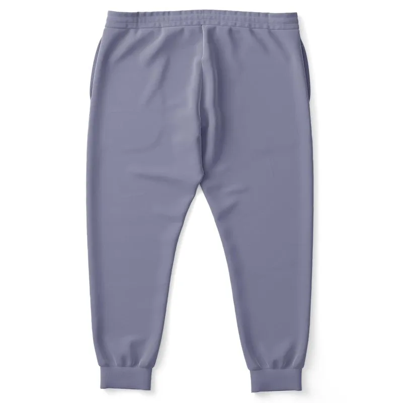 Shaded Pale Pastel Blue Gray Joggers | Unisex | with PLUS sizes | C30M30Y0K30