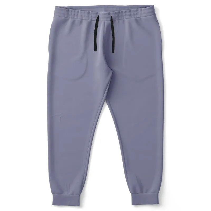 Shaded Pale Pastel Blue Gray Joggers | Unisex | with PLUS sizes | C30M30Y0K30