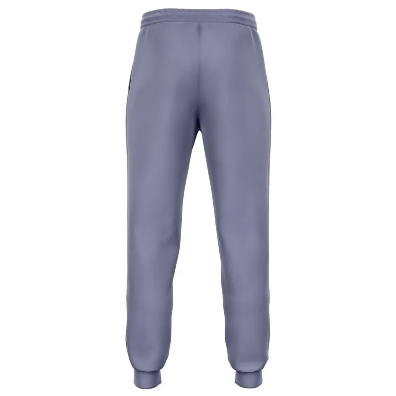 Shaded Pale Pastel Blue Gray Joggers | Unisex | with PLUS sizes | C30M30Y0K30