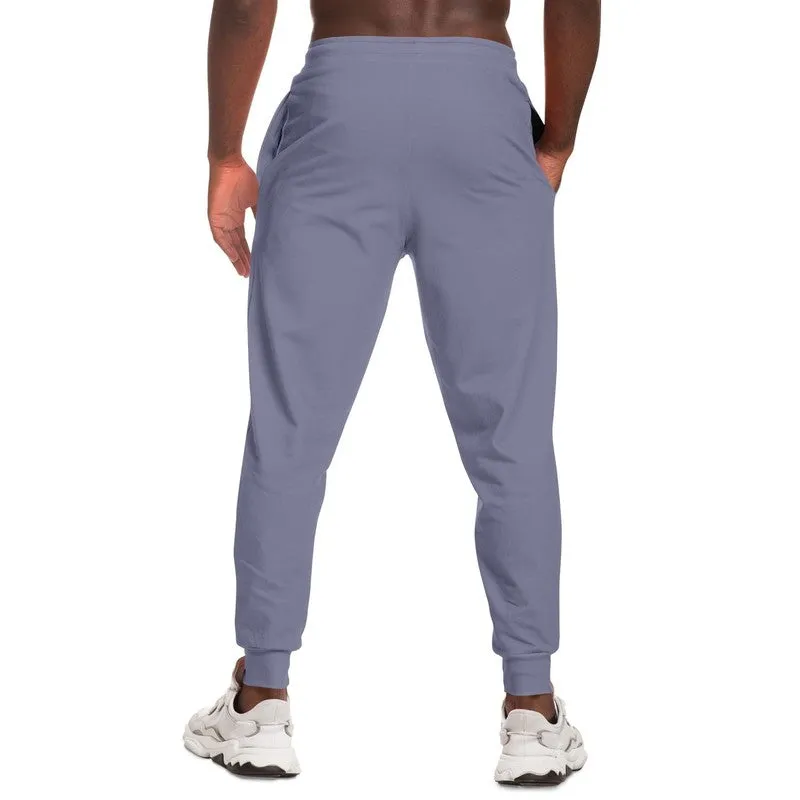 Shaded Pale Pastel Blue Gray Joggers | Unisex | with PLUS sizes | C30M30Y0K30