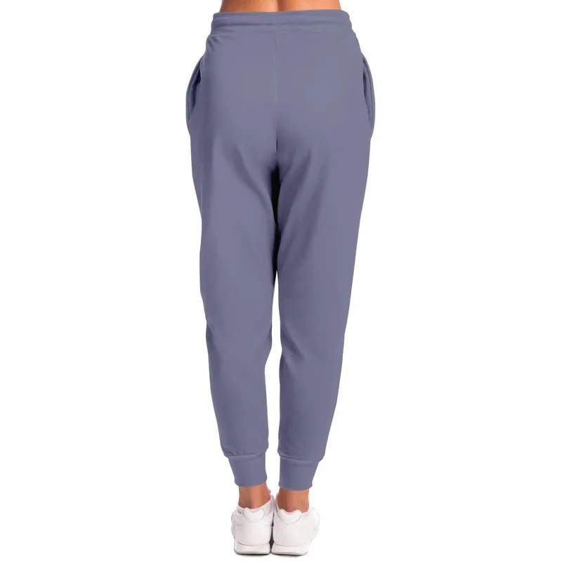 Shaded Pale Pastel Blue Gray Joggers | Unisex | with PLUS sizes | C30M30Y0K30