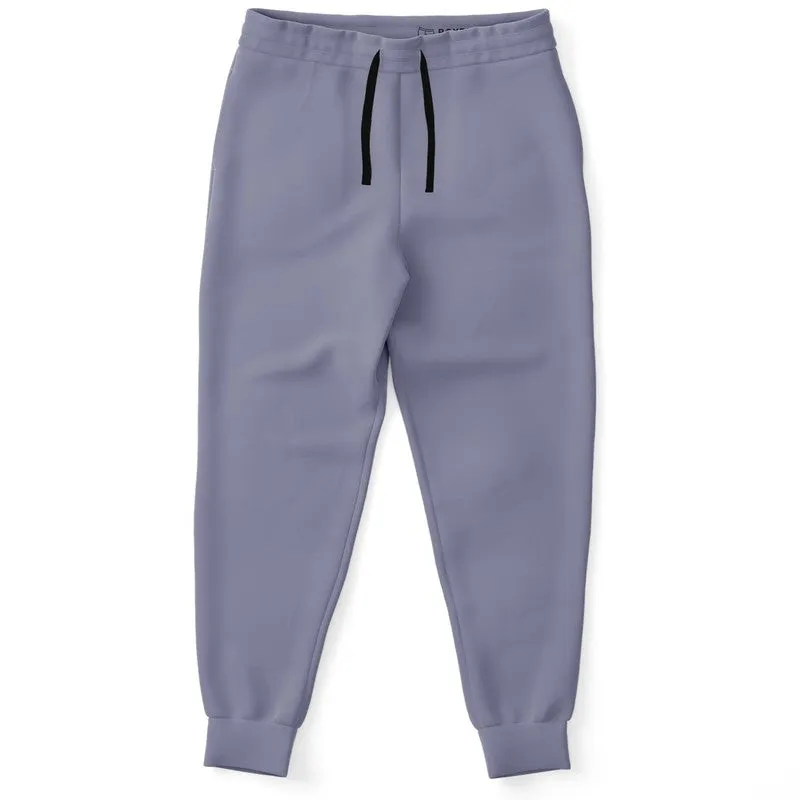 Shaded Pale Pastel Blue Gray Joggers | Unisex | with PLUS sizes | C30M30Y0K30