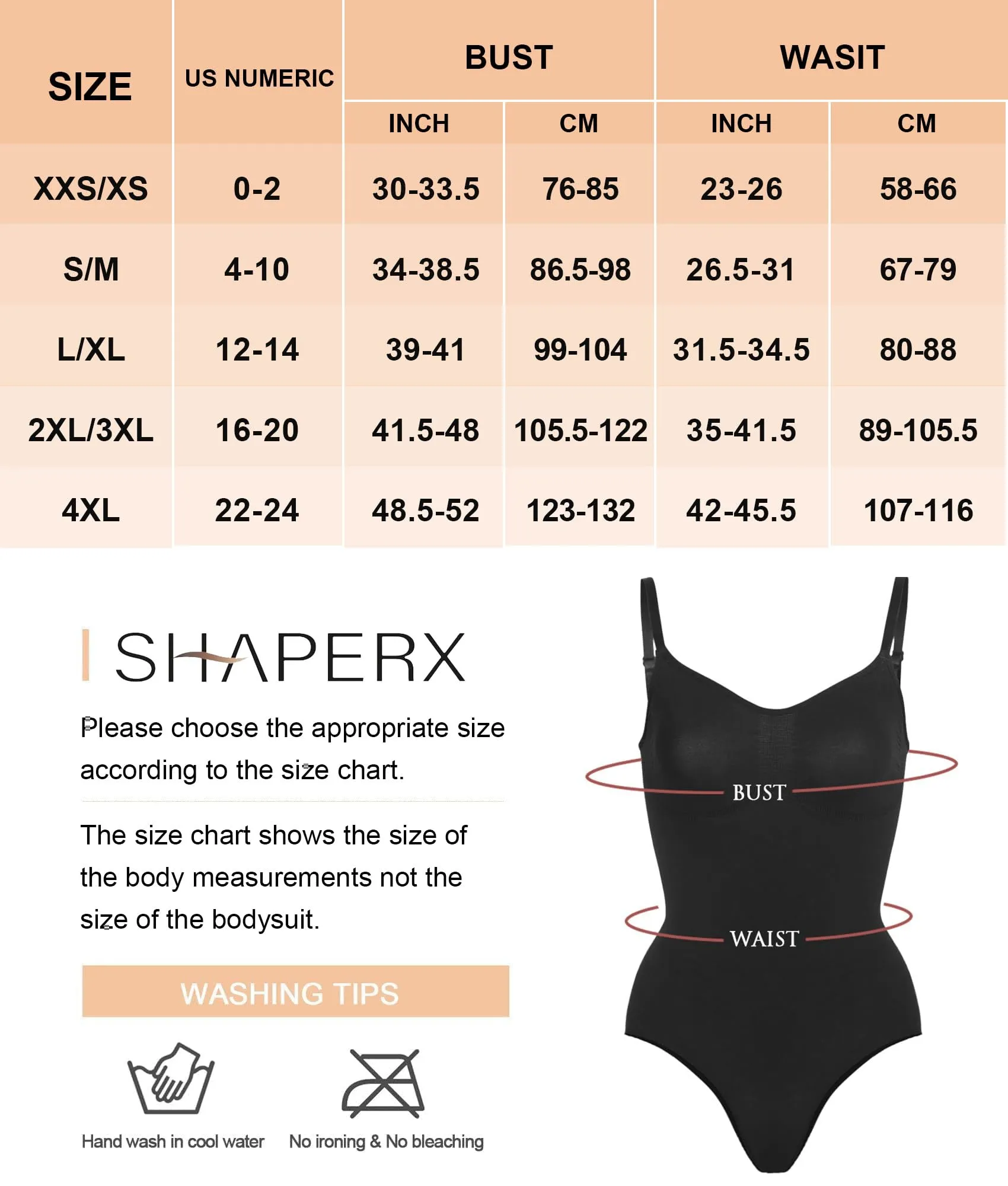 SHAPERX Women's Shapewear Bodysuit Tummy Control Body Shaper Seamless Sculpting Snatched Waist Body Suit,SZ5215-Black-L/XL