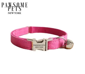 SMALL SIZE DOG & CAT COLLAR - ROSE PINK