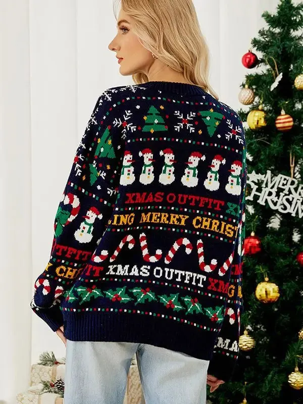 Snowman christmas sweater