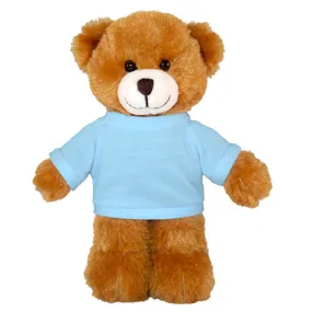 Soft Plush Mocha Teddy Bear with Tee