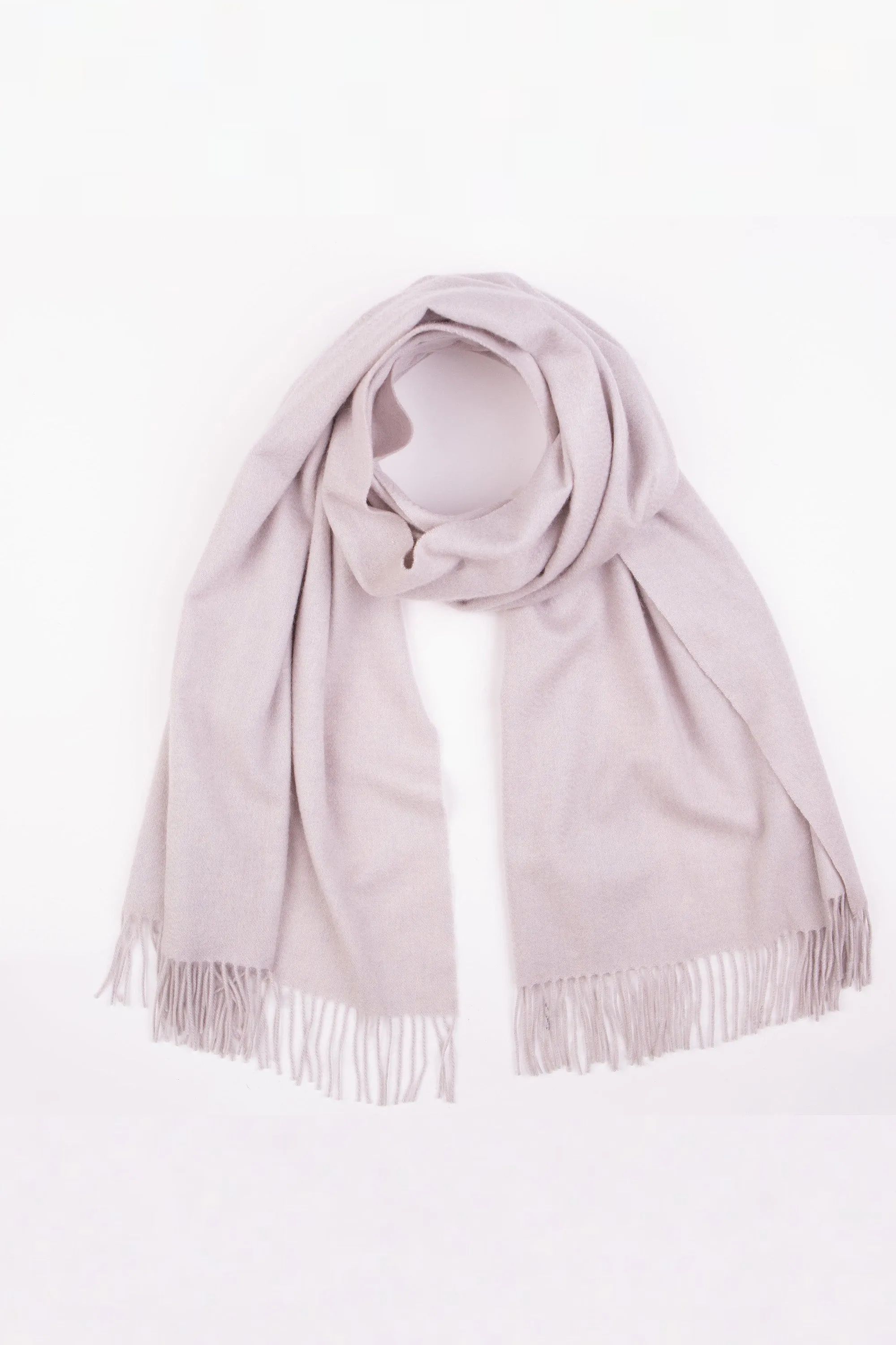 Solid Cashmere Stole - Potash