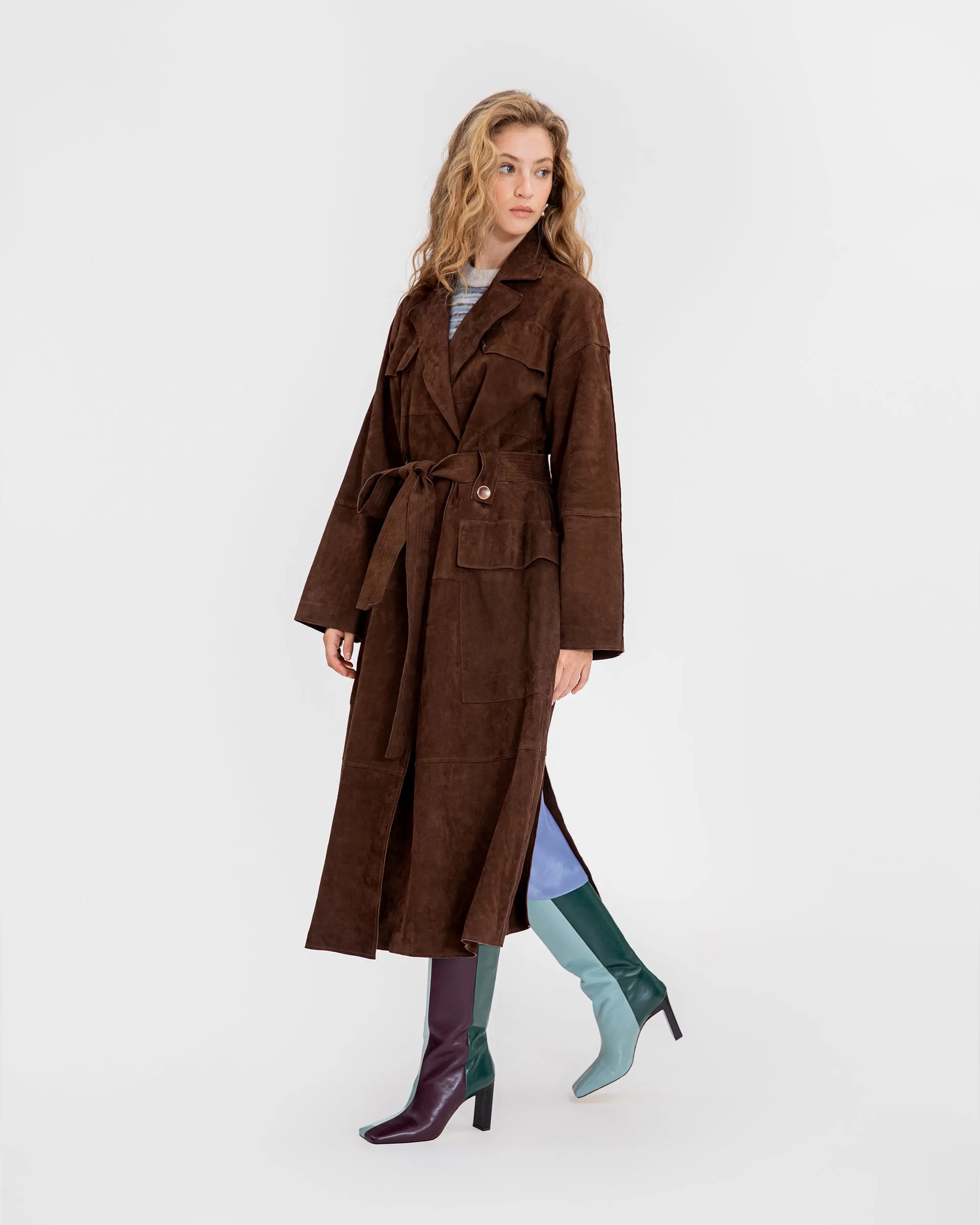 Suede Clayton Coat