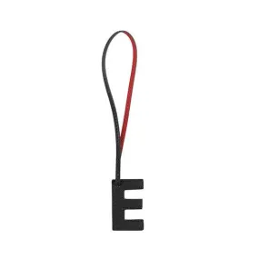 TB Charm Letter - E Black&Red