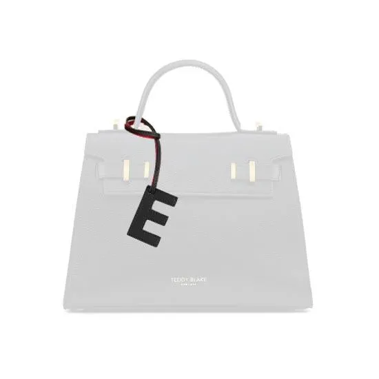 TB Charm Letter - E Black&Red