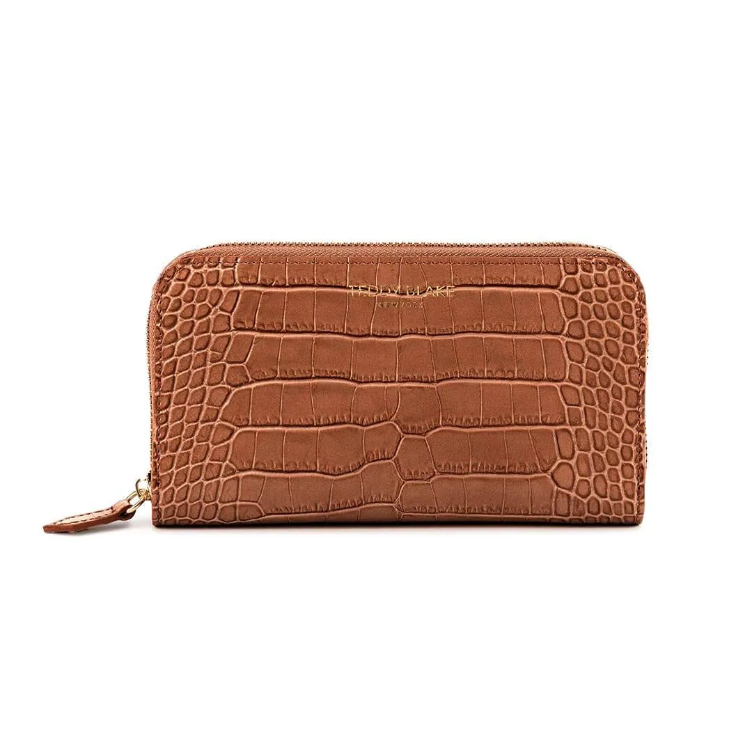 TB Zipwallet Croco - Camel Brown