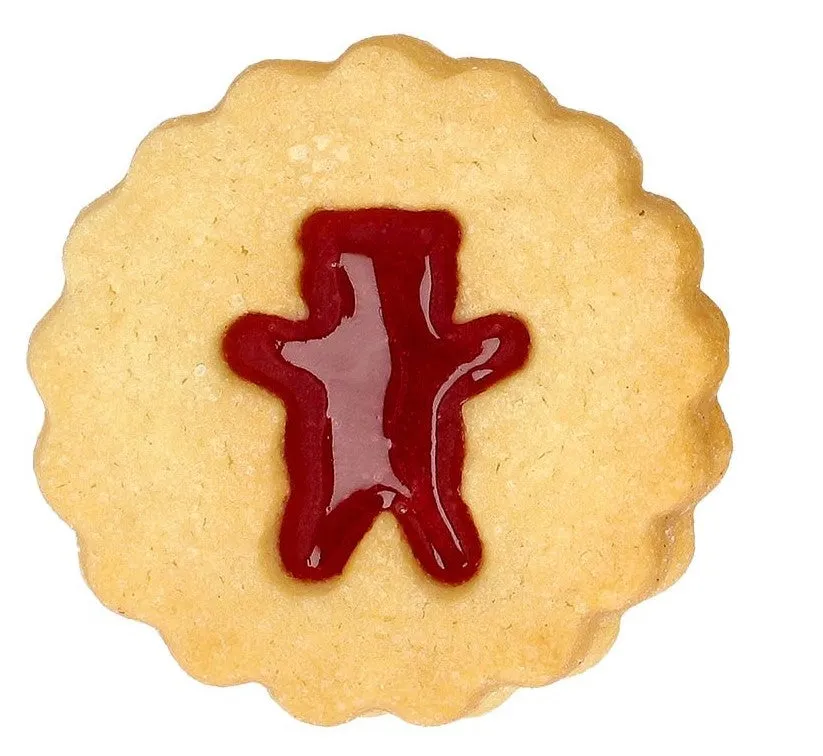 Teddy Bear Linzer Cookie Cutter