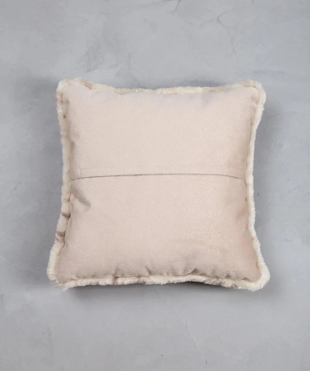 Teddy Short-Haired Natural Sheepskin Pillow