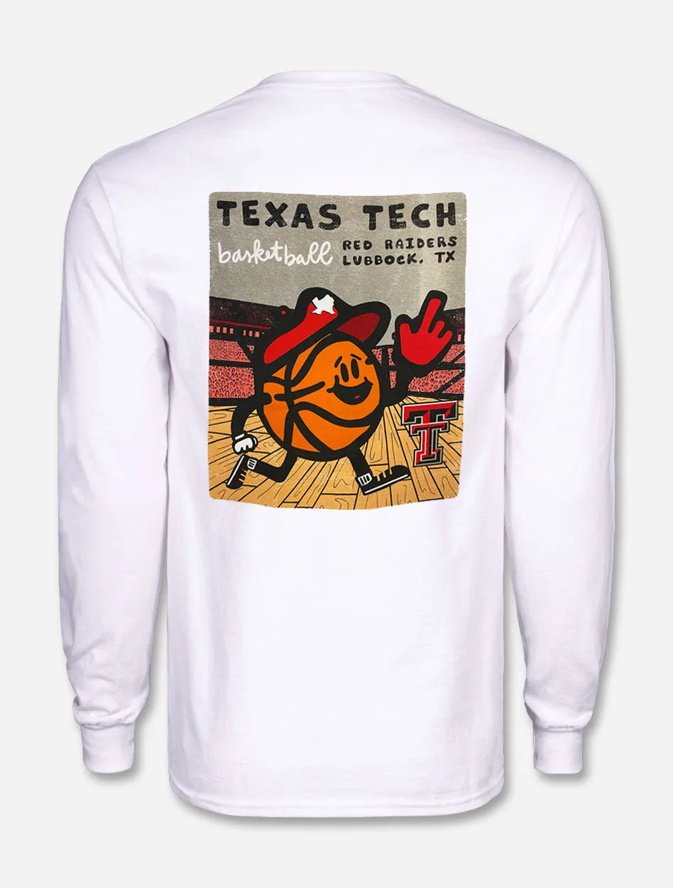 Texas Tech Red Raiders "Basketball Toon Sports" Long Sleeve T-Shirt