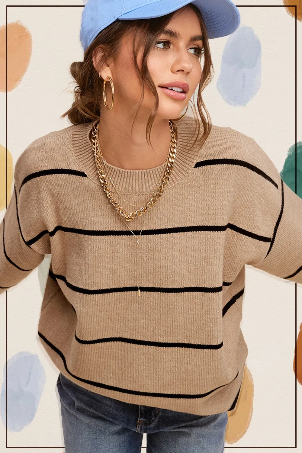 The Polished Stripe Sweater