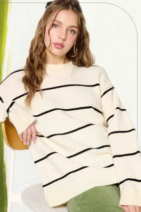 The Polished Stripe Sweater