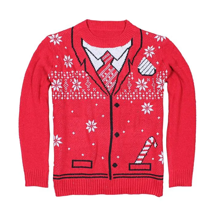 The Uncle Bing Christmas Suit Sweater