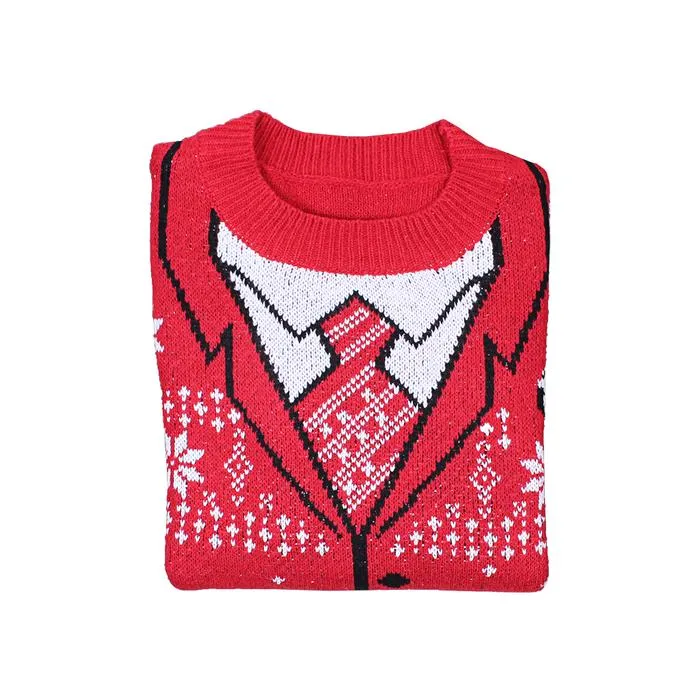 The Uncle Bing Christmas Suit Sweater