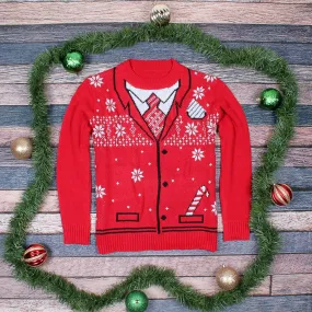 The Uncle Bing Christmas Suit Sweater