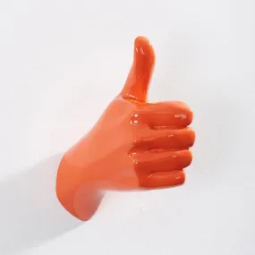 Thumbs Up, hand wall hook by Therlmont Hupton