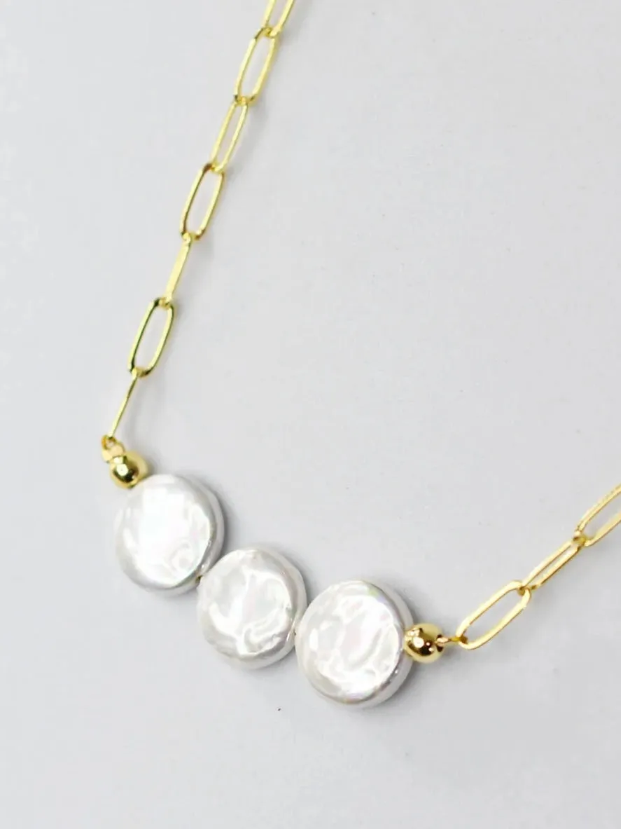 Triple Pearl Necklace