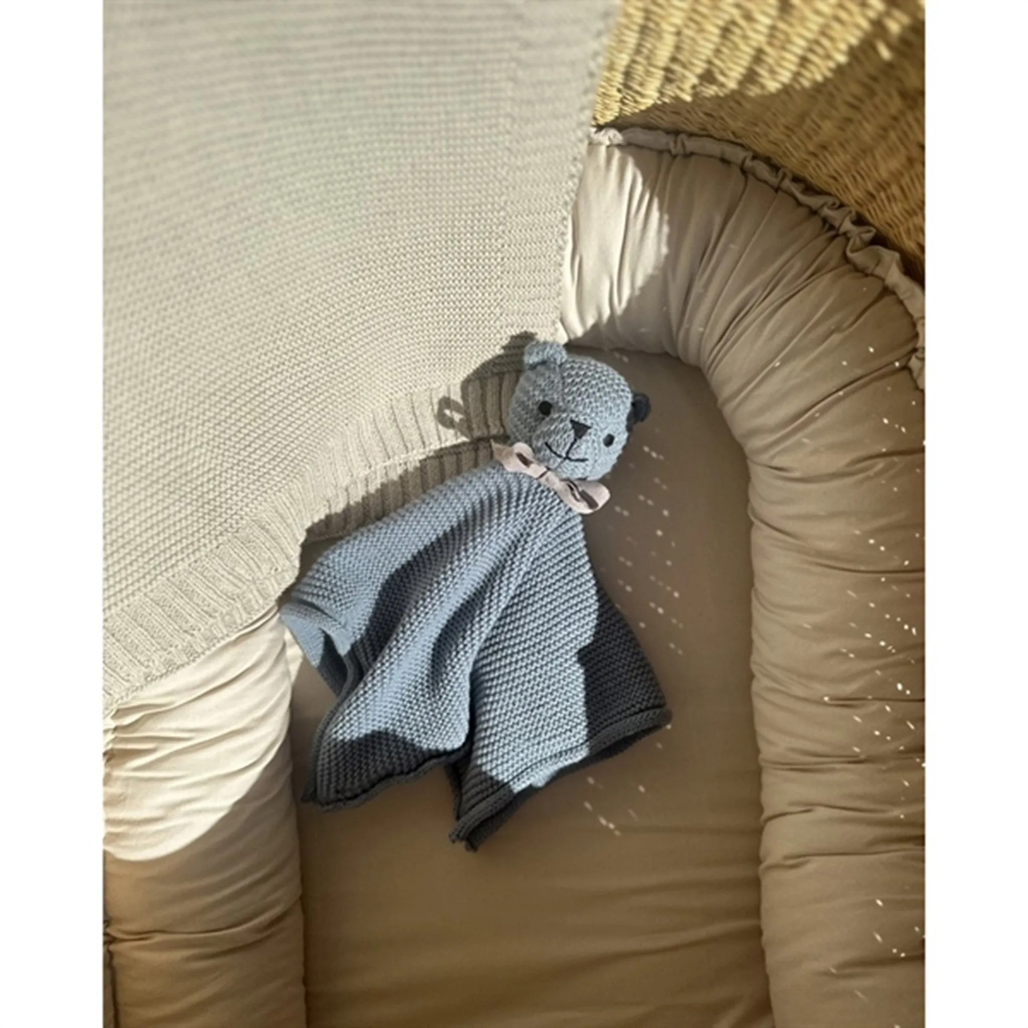 Vanilla COPENHAGEN Cuddle Cloths Teddy Mysty Blue