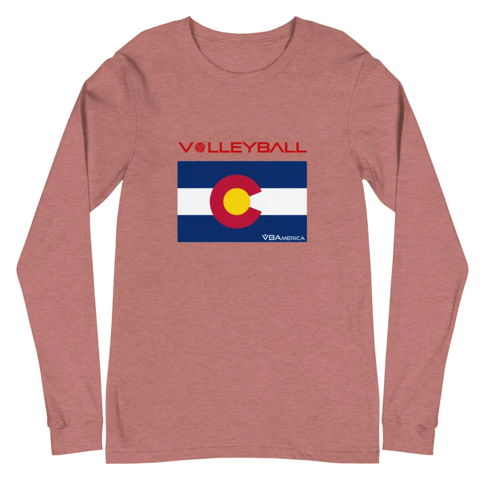 VBAmerica Colorado Volleyball Long Sleeve Tee