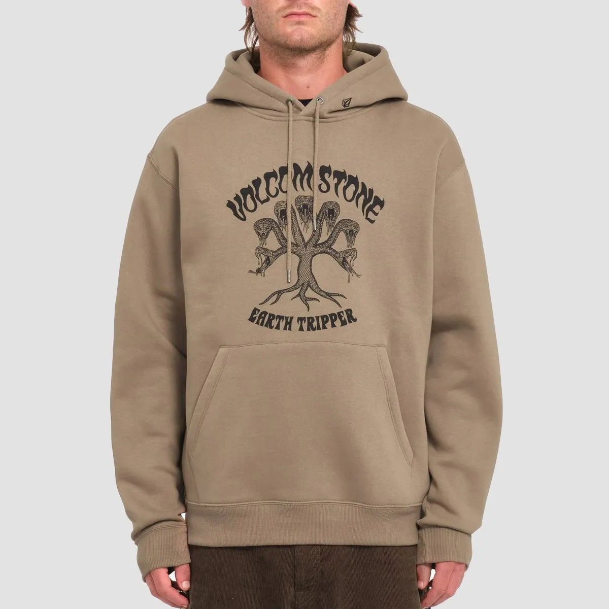 Volcom Watanite Pullover Hoodie Teak