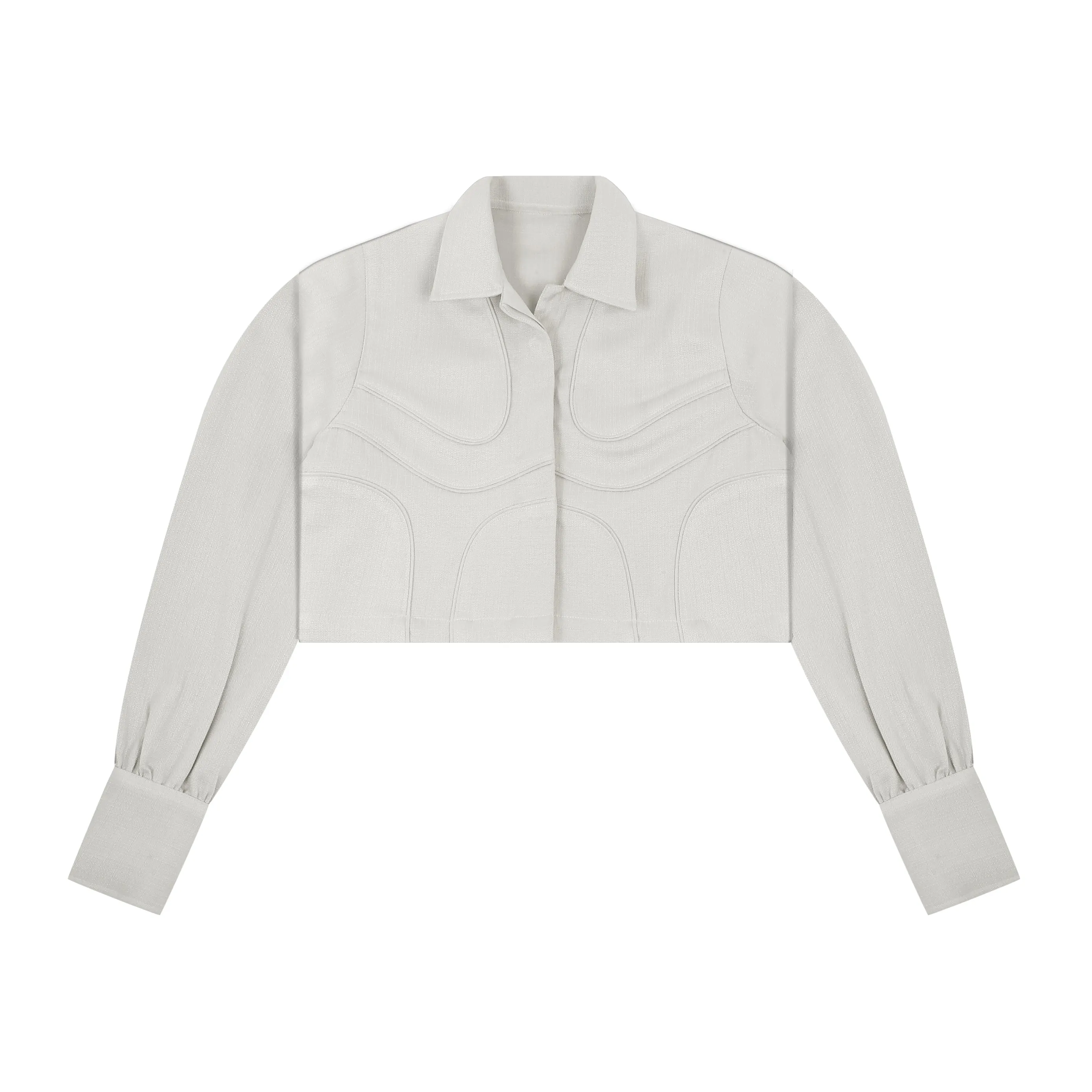 WARPED PANEL OVERSHIRT