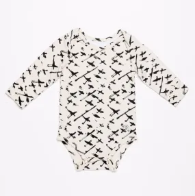 White Sketch Bodysuit Boys SALE