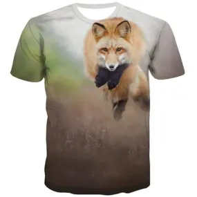 Wolf T-shirt Men Animal T-shirts 3d Hilarious Shirt Print Harajuku Tshirt Printed