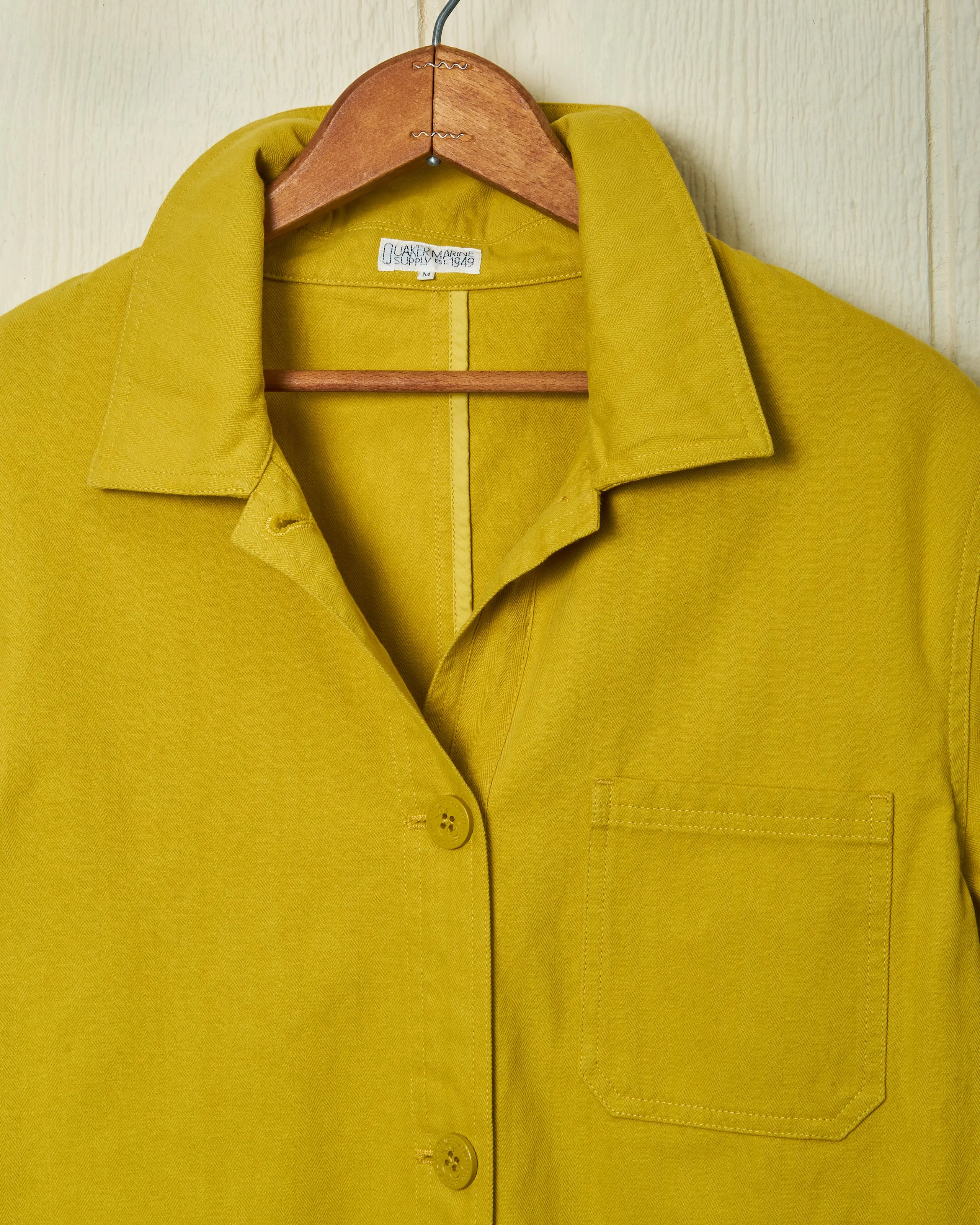 Women’s French Workman’s Jacket in Squash Herringbone