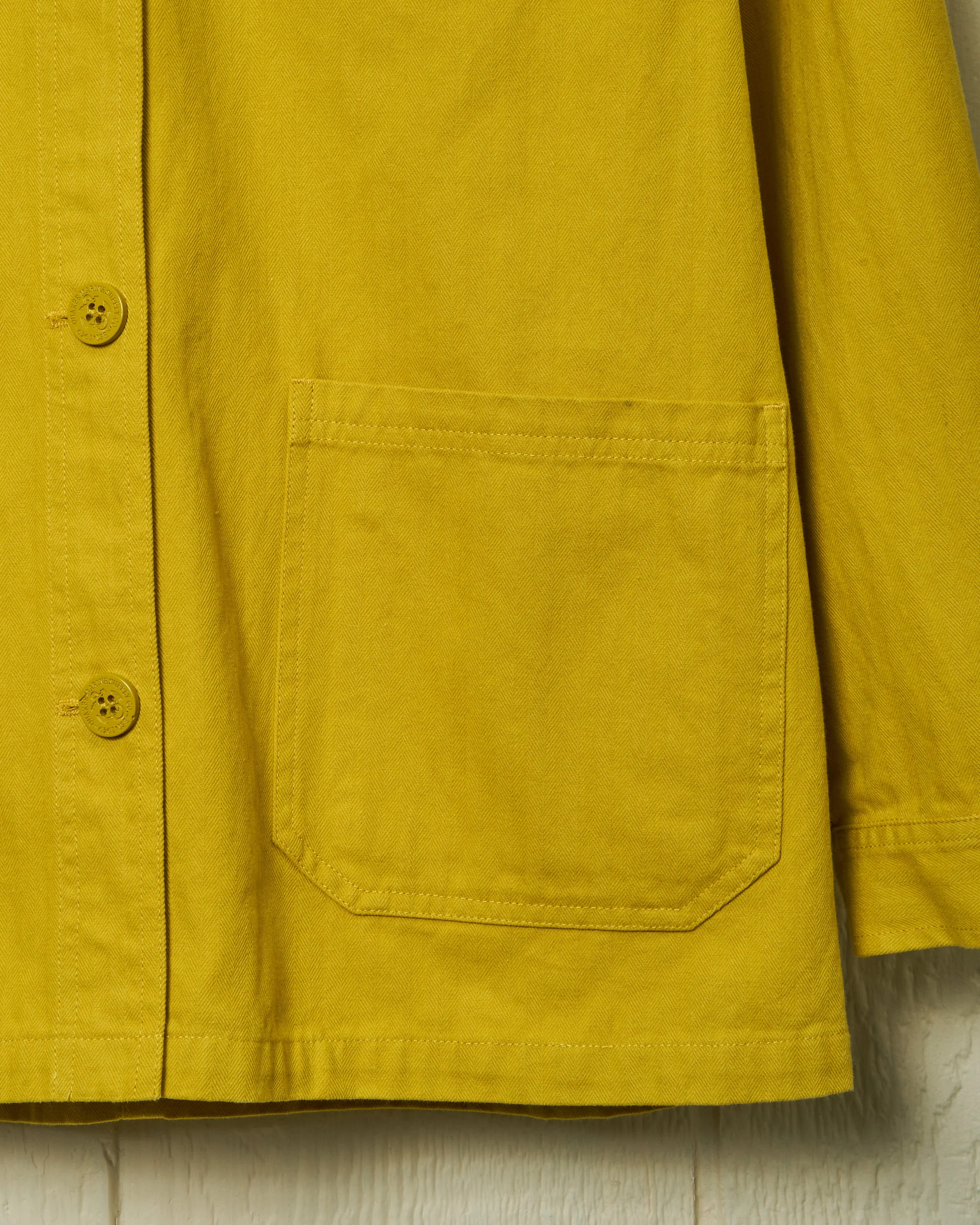 Women’s French Workman’s Jacket in Squash Herringbone