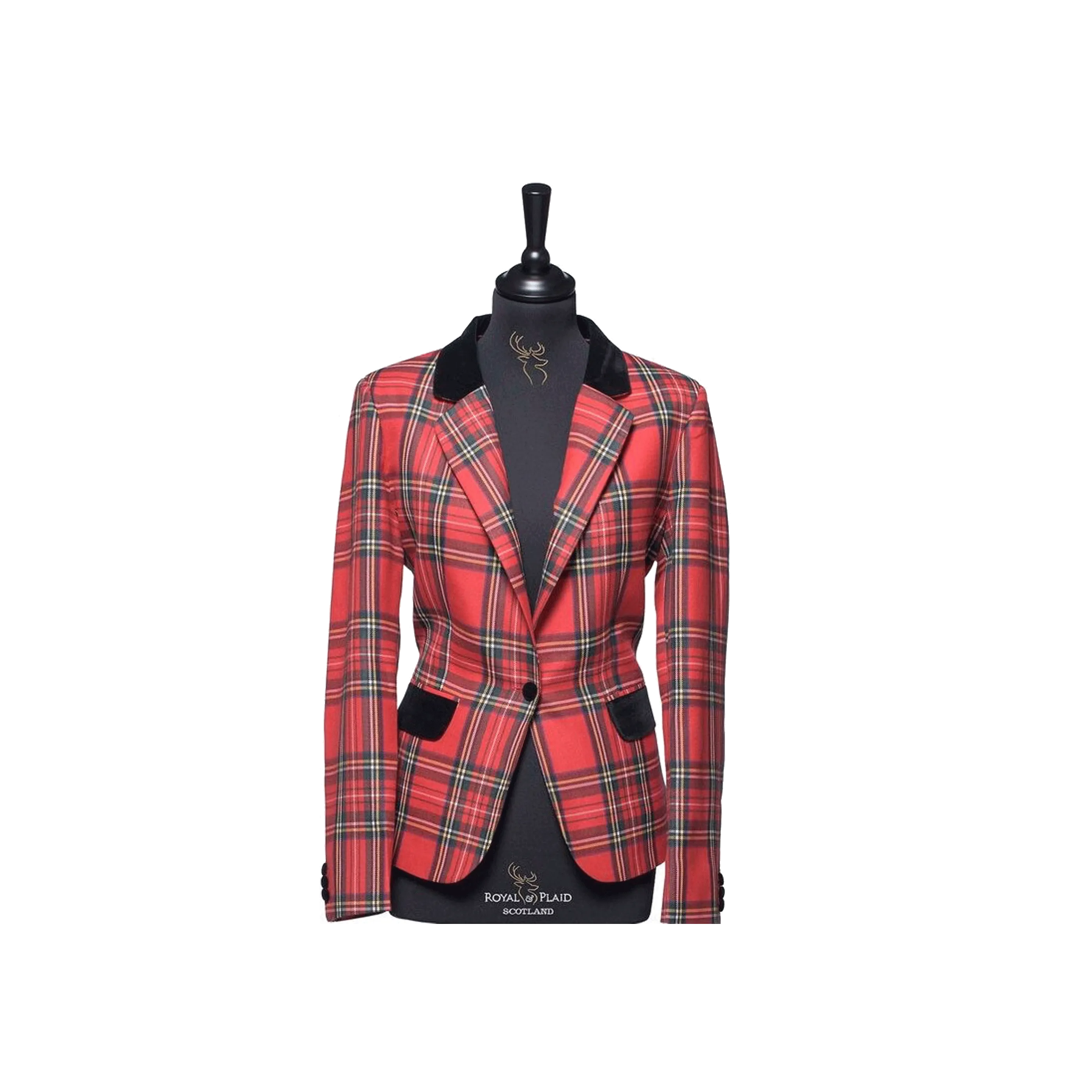 Womens Tartan Blazer - Royal Stewart