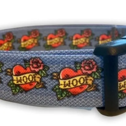 Woof Tattoo Collar