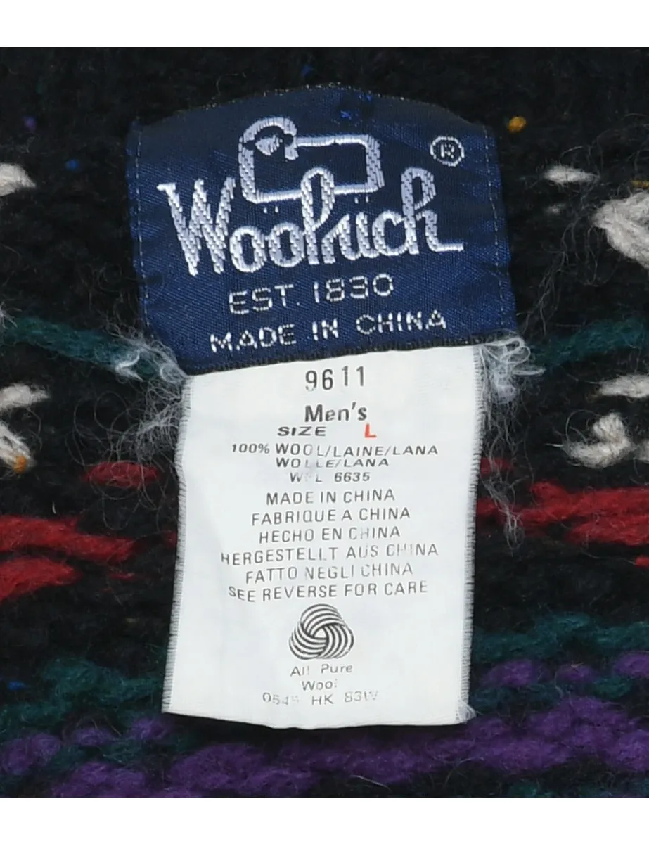 Woolrich Patterned Jumper - L