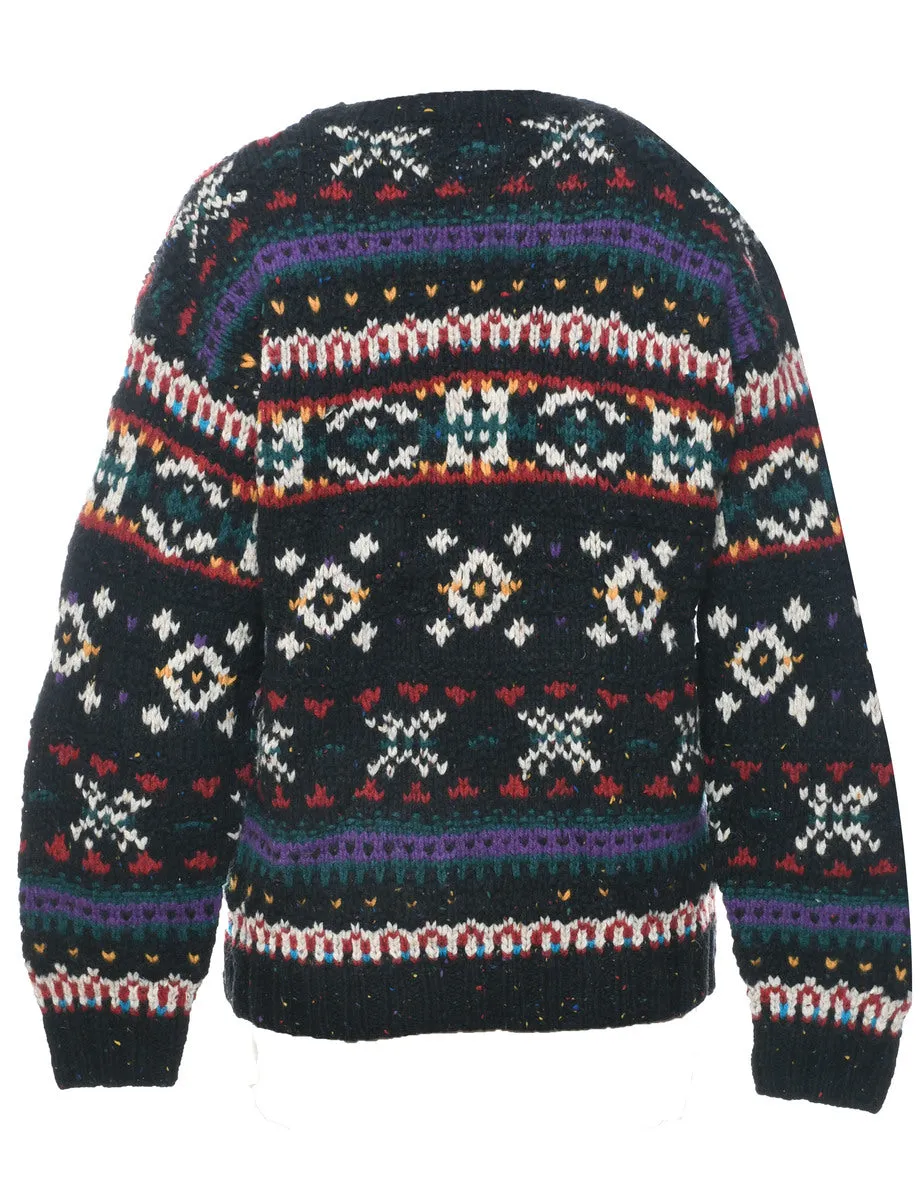 Woolrich Patterned Jumper - L