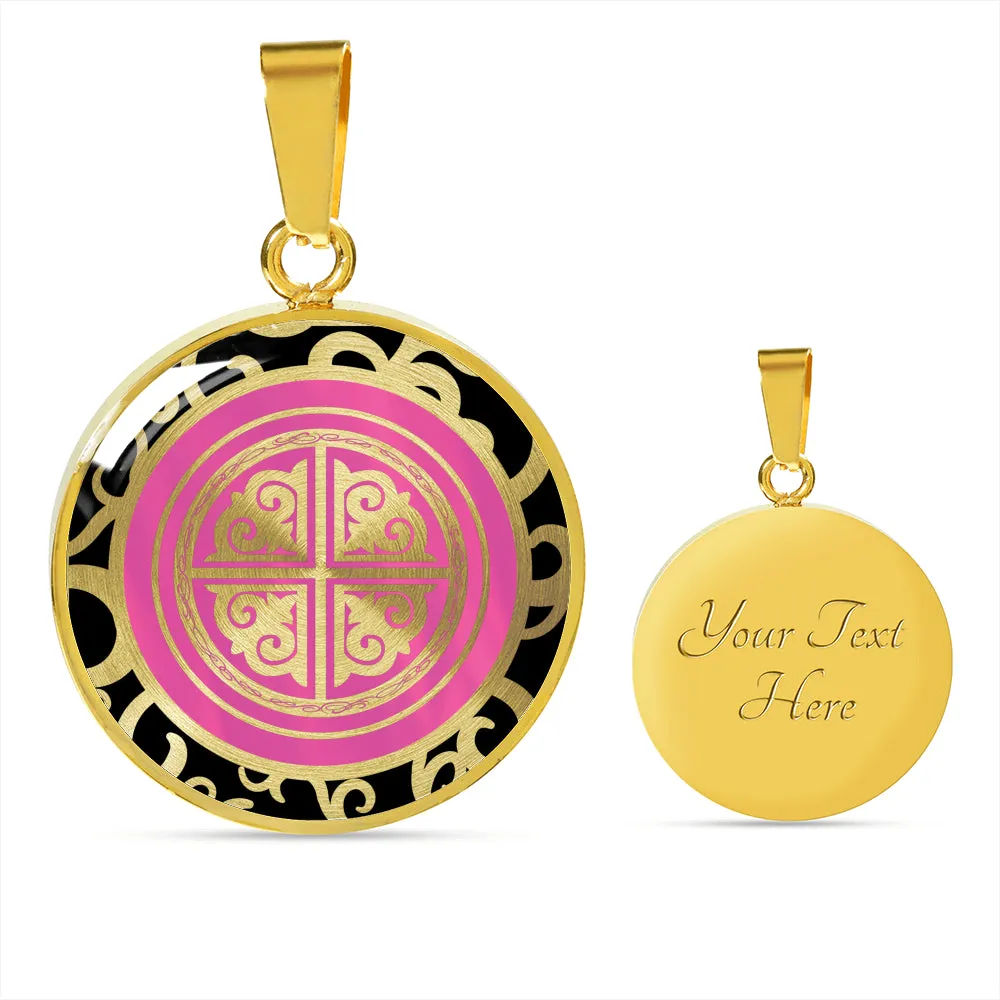 Xiaoyu PHOENIX Circle Necklace - 2P - Silver/Gold