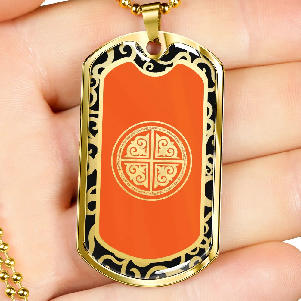 Xiaoyu PHOENIX Dog Tag - 1P - 18k Gold Finish