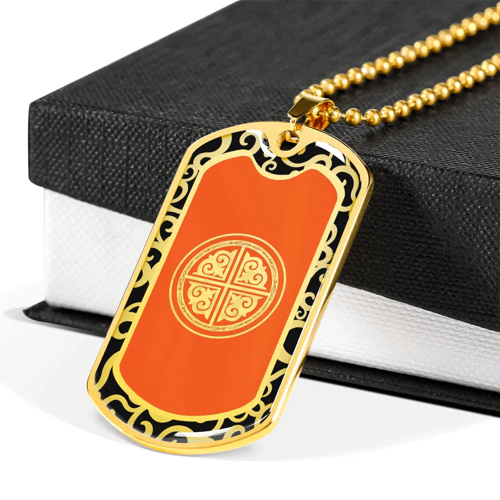 Xiaoyu PHOENIX Dog Tag - 1P - 18k Gold Finish