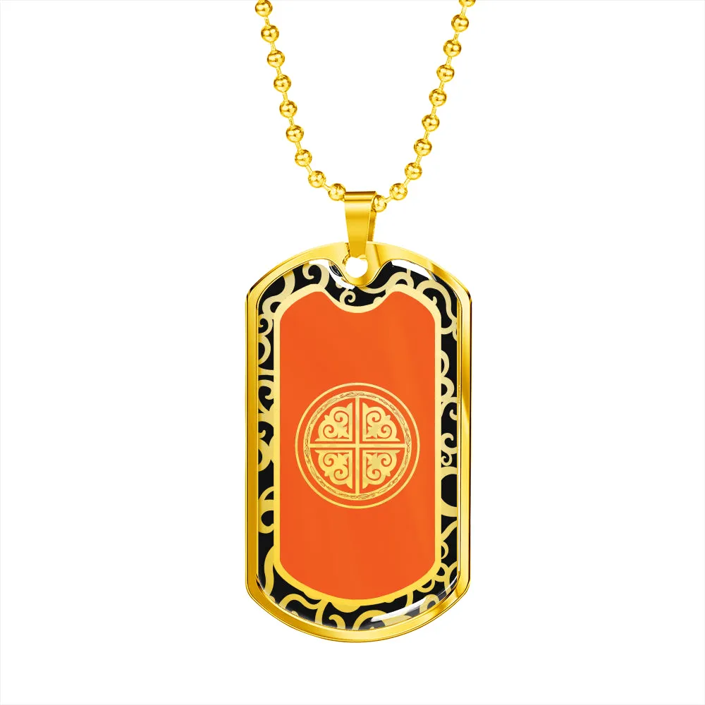 Xiaoyu PHOENIX Dog Tag - 1P - 18k Gold Finish